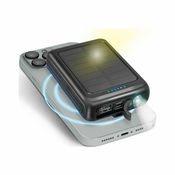 SBS - MagSafe PowerBank Solar 5000 mAh, crna