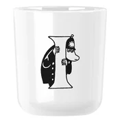Plastični lonček MOOMIN ABC 200 ml, črka I, bela, RIG-TIG