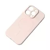 HURTEL Silikonski ovitek MagSafe za Samsung Galaxy S25 Edge - roza