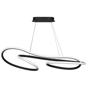 ActiveJet Aktivna LED viseča svetilka AJE-LARO LW, črna, sodobna zasnova, 7800 lm, 64 W, primerno za notranjo uporabo