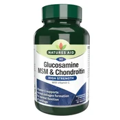 Natures Aid Glukozamin + MSM + Hondroitin + Vitamin C, 1100 mg, 180 tablet