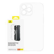 Magnetna telefonska maska za iPhone 15 ProMax Baseus OS-Lucent serija (prozirna)