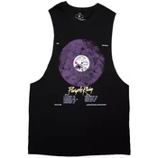 Prince Majica Purple Rain Disc Unisex Black 2XL