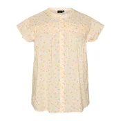 Zizzi Bluza CALINE svetlo rumena/roza