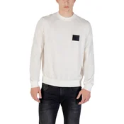 Armani Exchange za moške. XM001329AF11982U0009 Enostaven bel pulover (XXL), Bela, Priložnostno, Volna, Akril