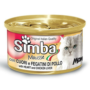 Simba Obrok za macke, Pileca srca i jetra, 85g