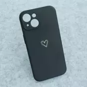 Maska Golden Heartbeat za iPhone 15 crna