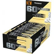 Weider - Proteinski čokoladici 60% Protein, Okus Piškoti in Krema - 24 x 45g