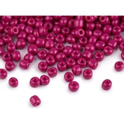 Rokail 6/0 - 4 mm neprozoren - PP62 roza (50 g)