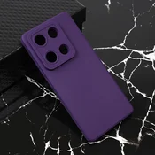Maska za Xiaomi Redmi Note 14S (EU) mat Teracell Giulietta tamno ljubicasta