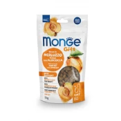 MONGE Poslastice za macke sa ukusom bakalara i kajsije Meat Minis, 50g