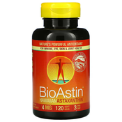 Nutrex Hawaii, BioAstin havajski astaksantin 4 mg, 120 gel kapsula