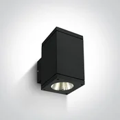STENSKA SVETILKA LED 2x6W/2x440lm IP54 ČRNA DM67138A/B/W