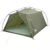 vidaXL Tunelski šotor Olivno zelena 2 osebi