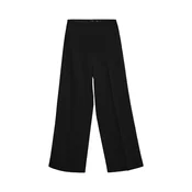 VERO MODA Hlače na rob VMMAYLI  črna
