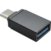 mobilNET OTG adapter USB / USB-C, Črni