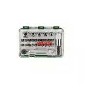 Bosch Set bitova sa cegrtaljkom 2607017562, 27 delova