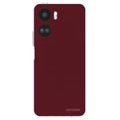 Silikonski prozorni ovitek za Honor 90 Lite 5G - Burgundy red