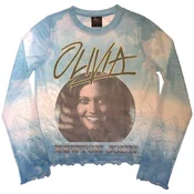 Olivia Newton-John Circle Photo (Mesh) Light Blue M Ženske Majica