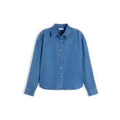TOMMY HILFIGER Bluza Boxy Fit Lightweight  moder denim