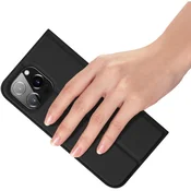 Dux Ducis Skin Pro knjižni ovitek za iPhone 15 Pro, črna