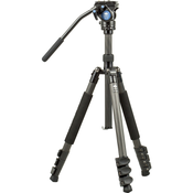 Stativ SIRUI - ET-1204, s glavom VA-5, 13-140cm, crni