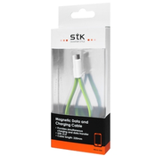 STK podatkovni kabel obesek - micro USB zelen