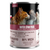 slomart PET REPUBLIC Mokra hrana za mačke - Govedina za odrasle mačke, brez vseh alergenov, 400g