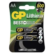 Baterija GP litijska AA 2 blister 2/1