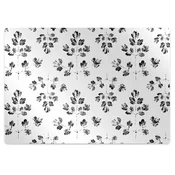 Decormat Podloga za zaščito tal Black and white pattern 140x100 cm 2 cm