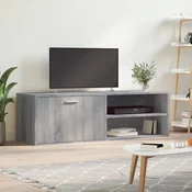 TV ormaric siva boja hrasta 120 x 34 x 37 cm konstruirano drvo
