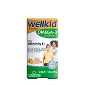 Vitabiotics - Wellkid Omega-3 Žvečljive kapsule, pomaranča, 60 kapsul