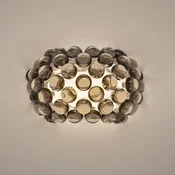Foscarini Caboche Plus piccola R7s stenska svetilka siva - Dnevna soba/jedilnica - Dizajn - dimno siva - Plastika