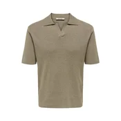 Only & Sons Pulover ONSTRAVIS pikčasto rjava