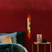 Opviq Zidna lampa Flare-15357, 8x40x11cm, IP20, Zlatna boje