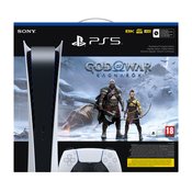 Sony PlayStation 5 Digital Edition Bundle vključuje God of War Ragnarök PEGI 18 9451198, Downloadversion, Digitaler Code