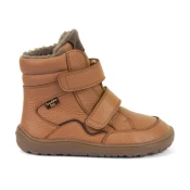 Froddo škornji G3160246 BAREFOOT TEX WINTER podloženi U cognac 28