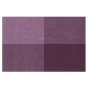 Set of 4 table mats, Purple, 45 x 30 cm