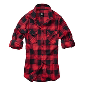 Ženska majica BRANDIT - Amy - 9336-red/black kockasta