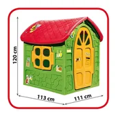 Kucica za decu 113x120x111cm Dohanyi