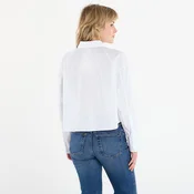 Srajca Calvin Klein Jeans Solid Boxy Cropped Shirt White M