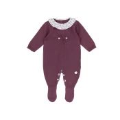Chicco Kombinezon temno zelena/roza/bordo/bela