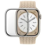 Kaljeno steklo Full Body D3O za Apple Watch 9/8/7 45 mm, Prozorna, PanzerGlass
