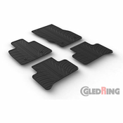 Rubber car mats Alfa Romeo Stelvio 2017-
