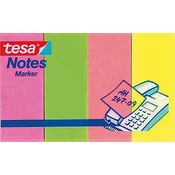 TESA Samoljepljivi papirici 56691-00000-01 tesa 20x50 mm sortirani, sadržaj 4 x 50 listica