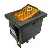 Prekidac wipp 6A/250V 1-pol sa ind žuti