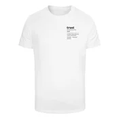 Mister Tee Majica Trust Definition črna/bela