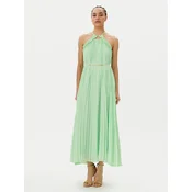 TWINSET Cocktail obleka 251TP2332 Zelena Regular Fit