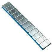 Super tanke lepilne uteži iz pocinkanega jekla za aluminijasta platišča, 12 x 2,5 g