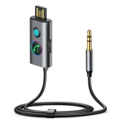 Joyroom Avtomobilski brezžični sprejemnik oddajnik Audio USB AUX TF kartica JR-CB7 siv